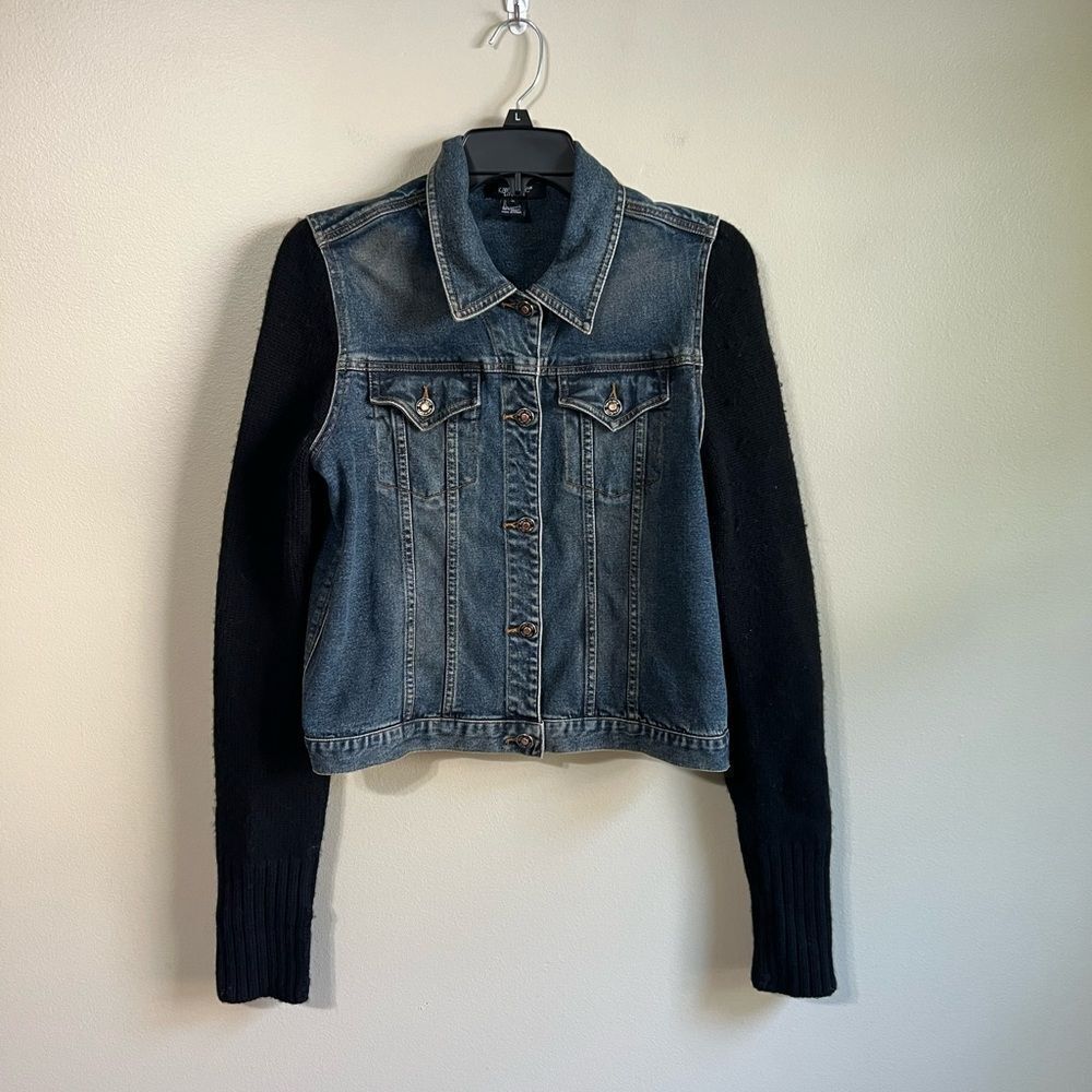 Karen kane jean jacket M